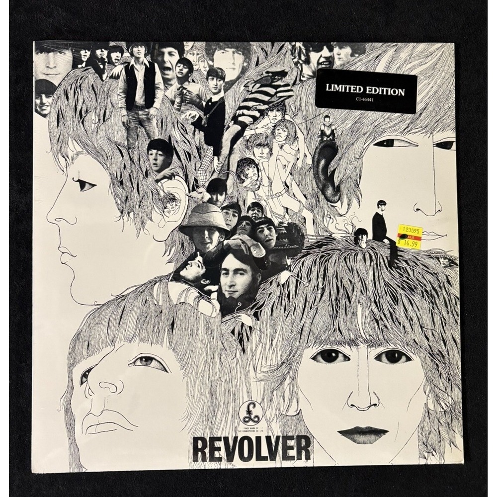 ✲ MINT PRISTINE SEALED ✲ BEATLES REVOLVER C1-46441 LMTD ED HYPE STICKER 1995